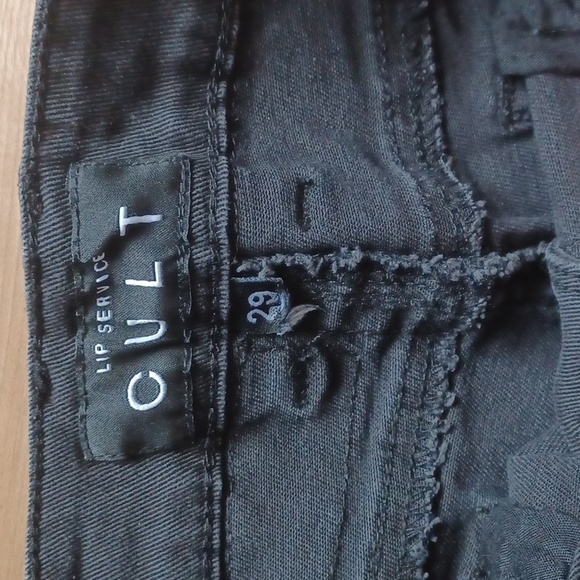 Vintage Lip service black lowrise short - Picture 3 of 8